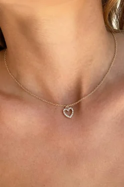 Subdued Collar corazón strass Outlet